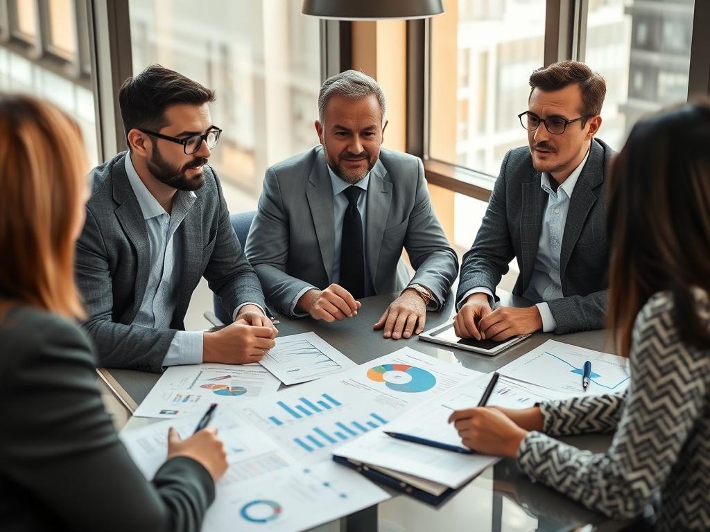 A close up shot of a consultant discussing process optimization
