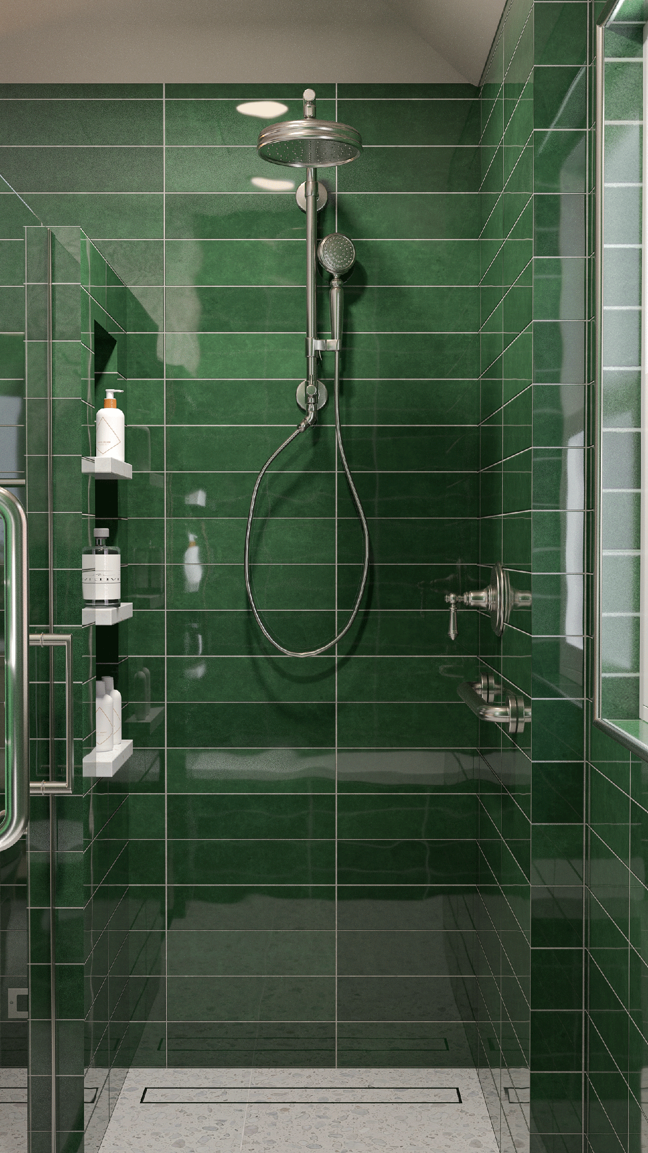 Shower fixture detail