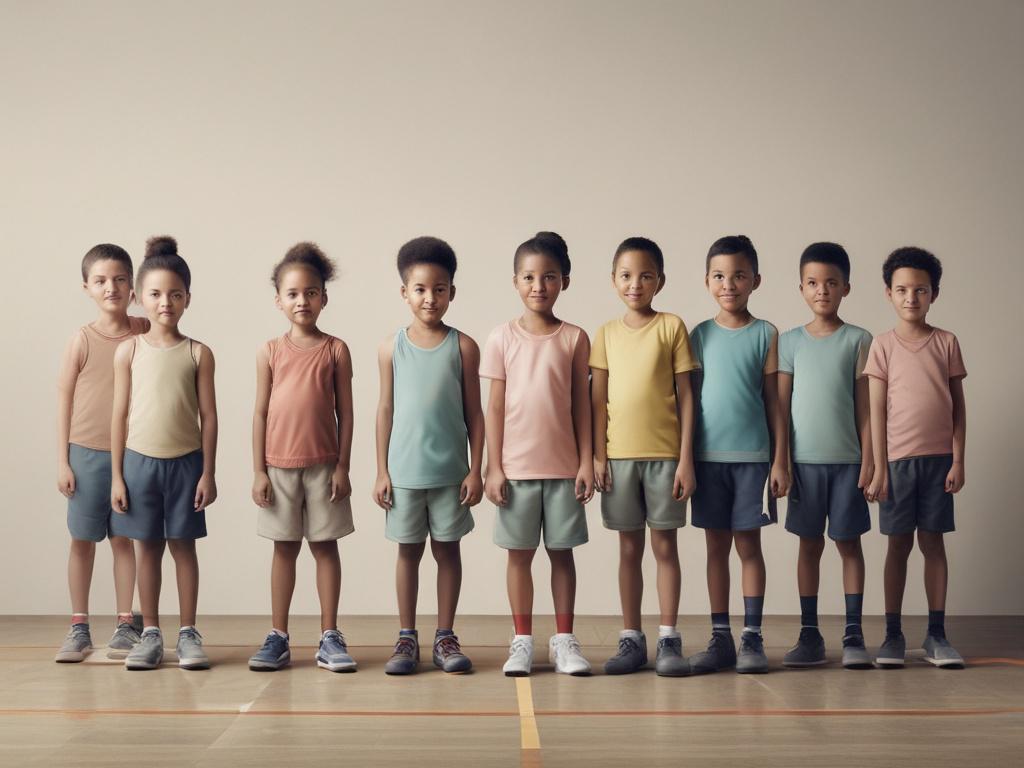 sports classes, fitness, team spirit, children