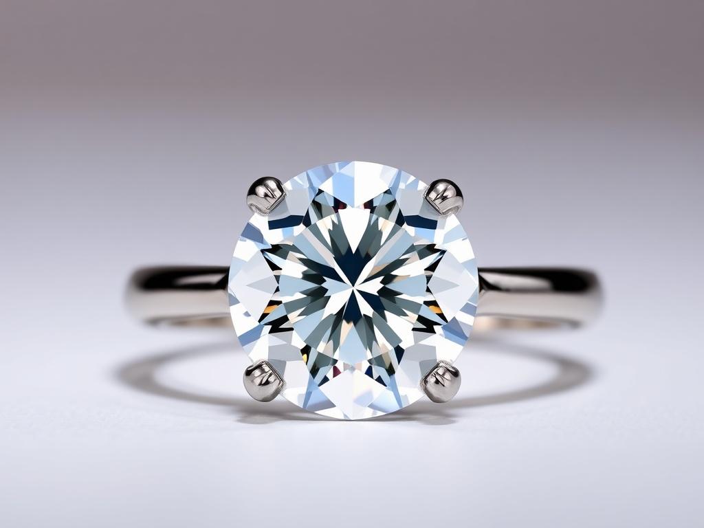 A high resolution close up of a sparkling natural diamond