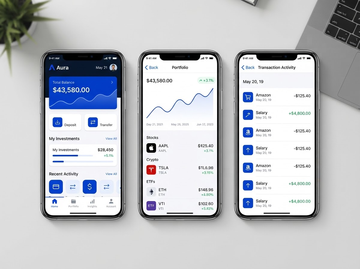 After redesign - Fitness Mobile App
