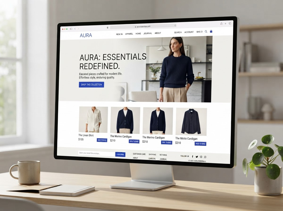 After redesign - E-Commerce Platform Redesign
