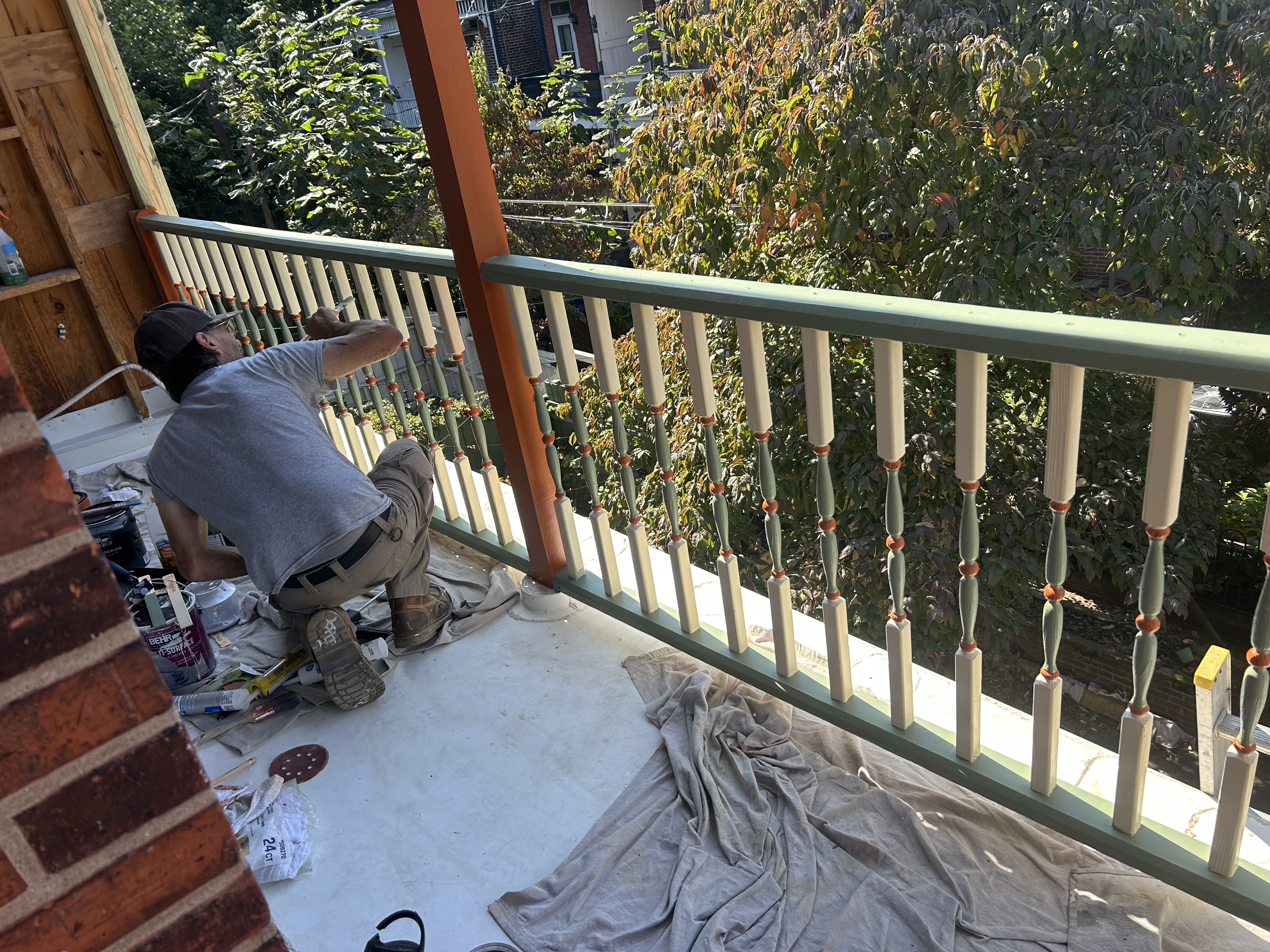 After - completed historic balcony