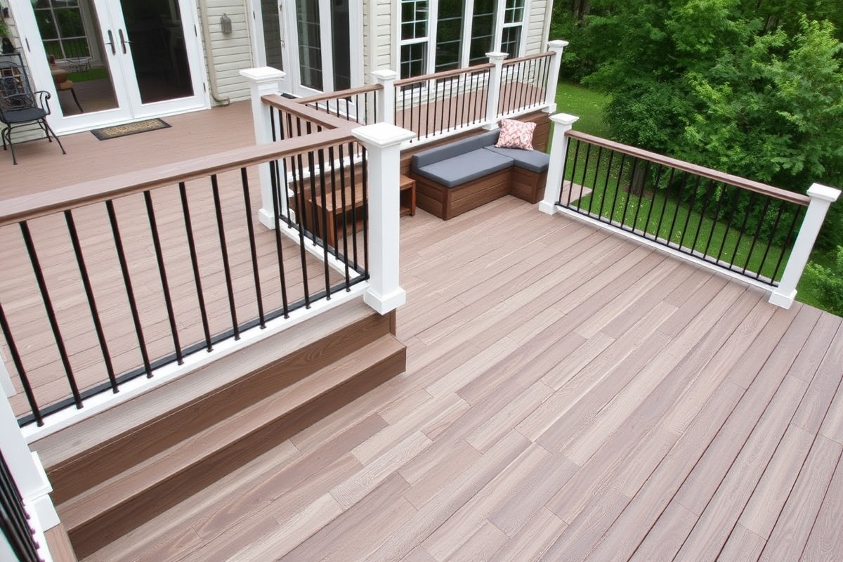 Professional deck construction detail