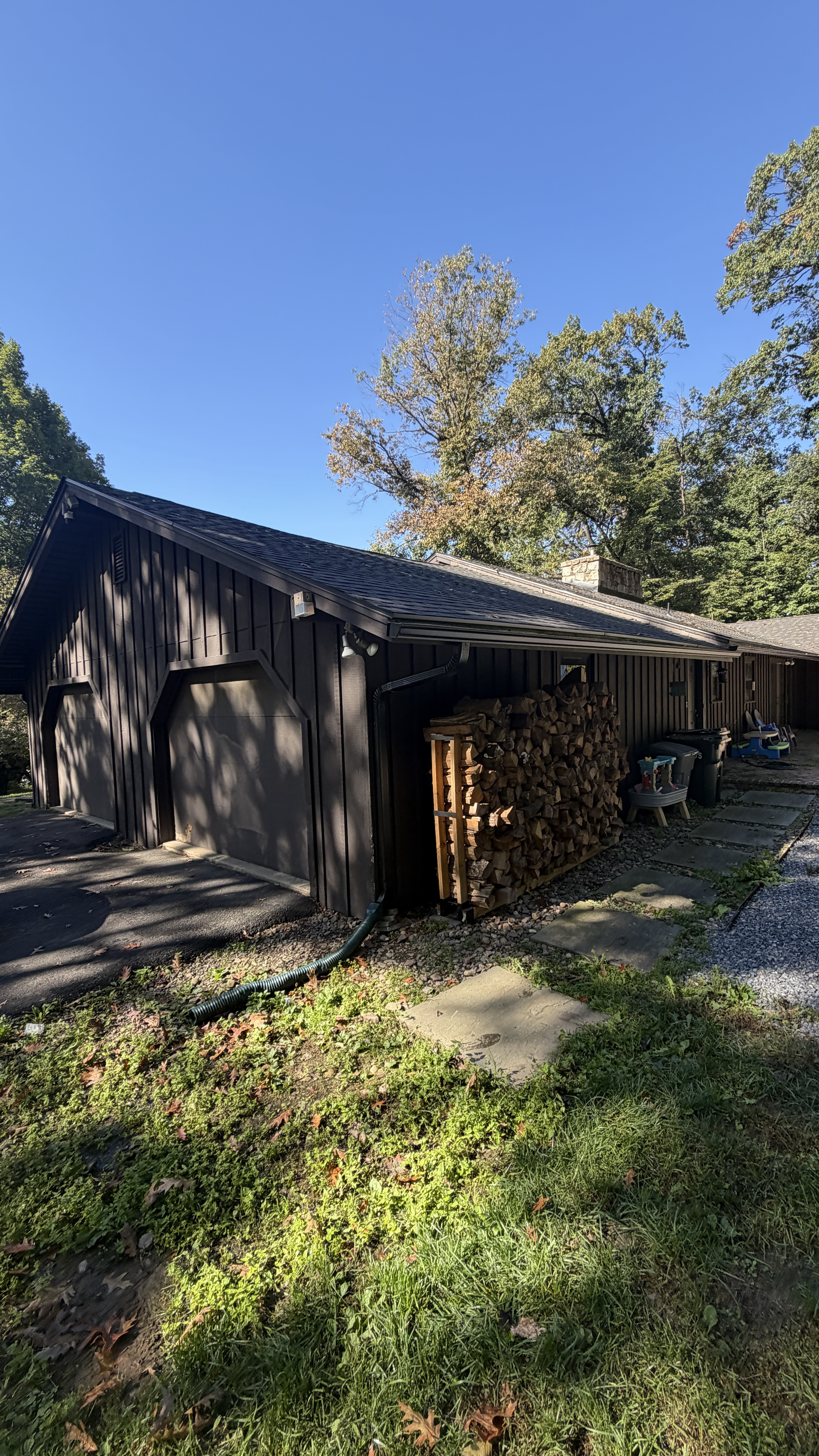 Lancaster roof before replacement - existing shingles and condition