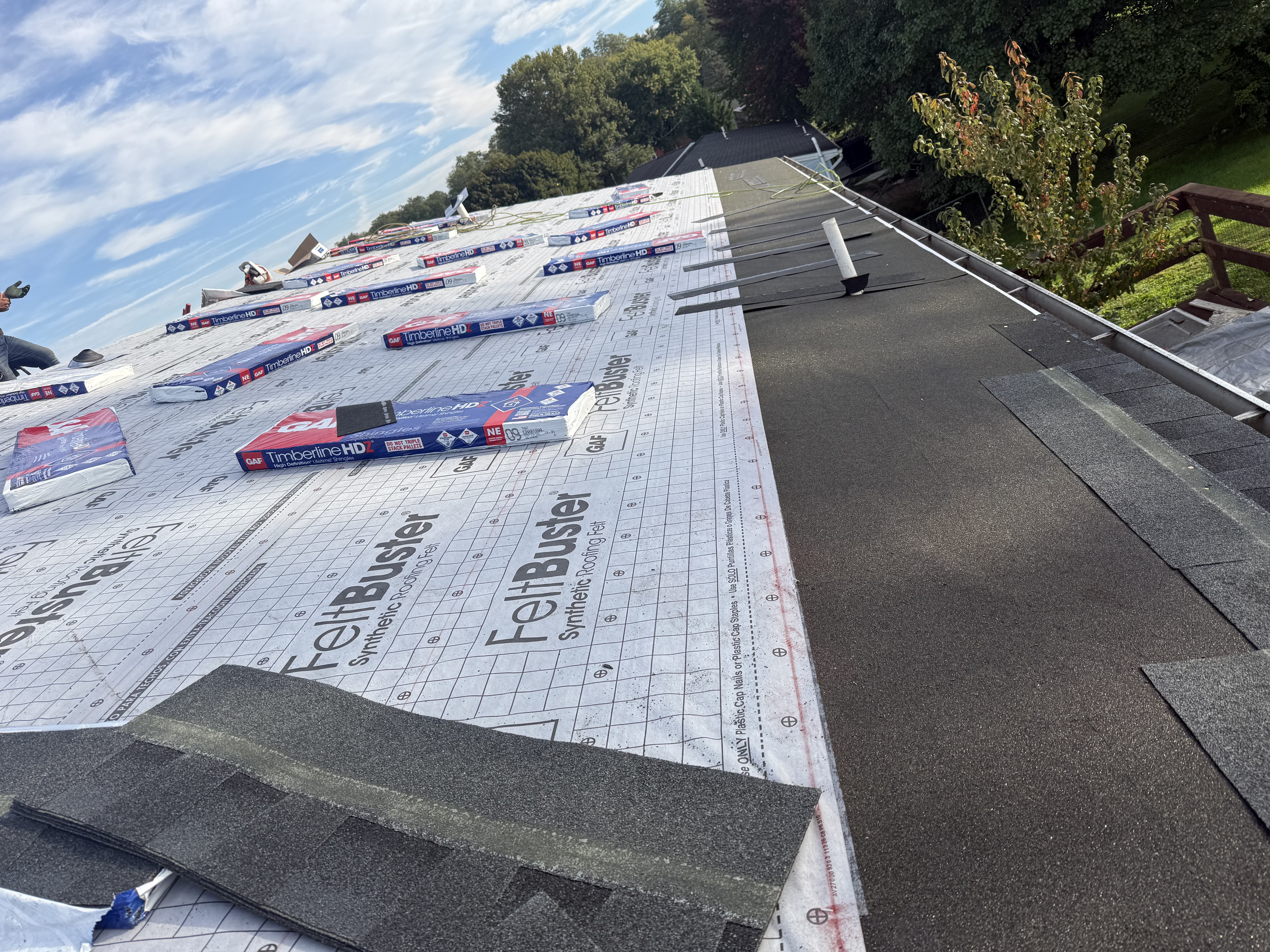 Shingle placement and quality detail