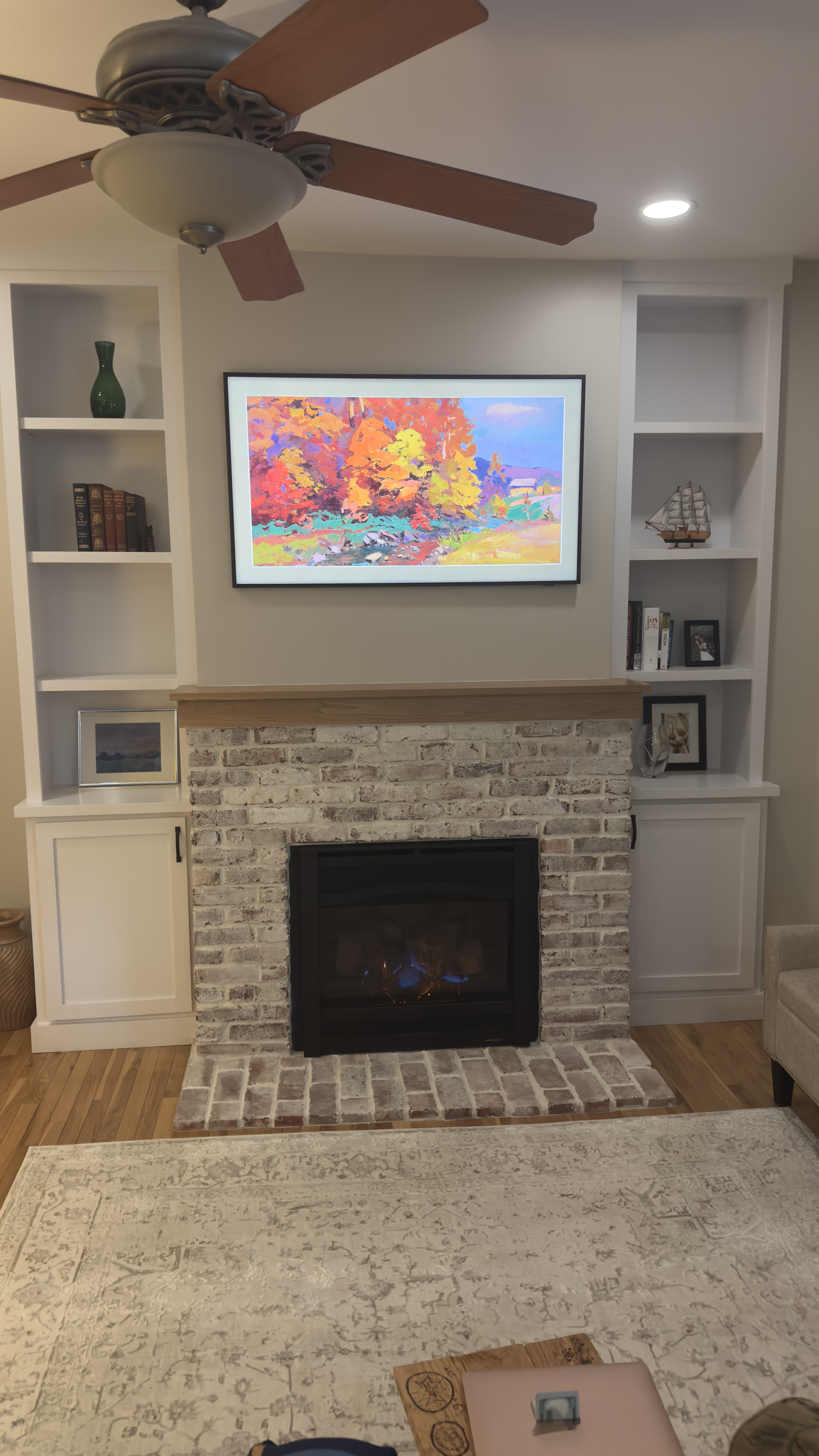 After - Custom Fireplace Detail 2