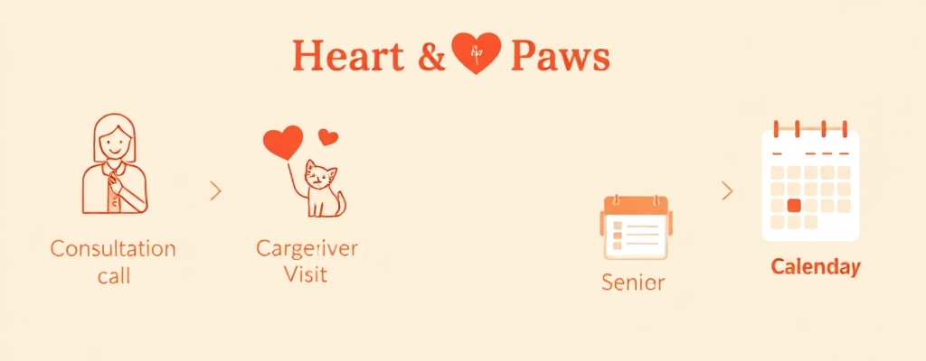 Heart & Paws service flow process