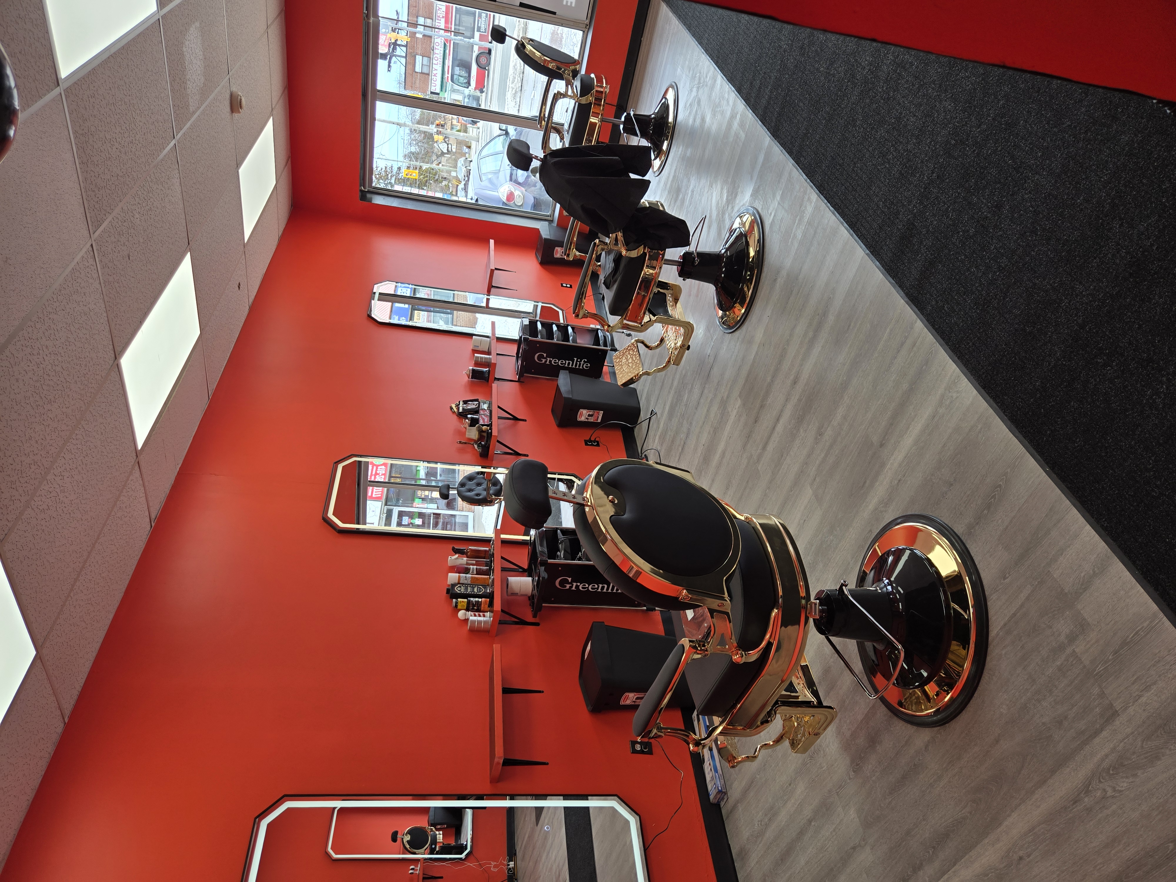 Blended Kutz Barber Shop interior