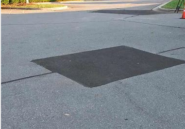 Pothole repaired