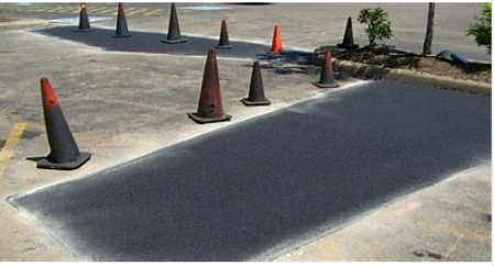 Asphalt repaired