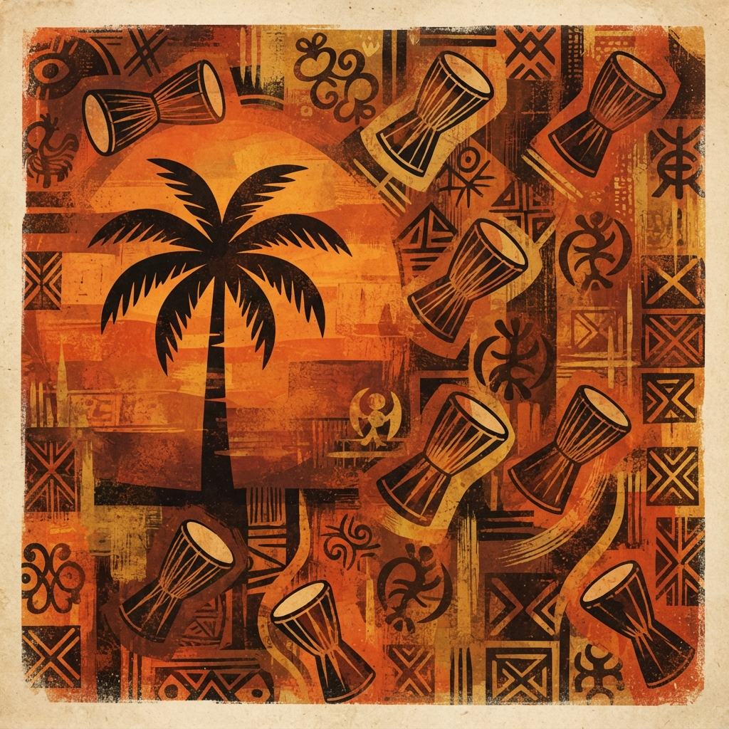 Benin City Highlife album artwork by Voltage Vibe