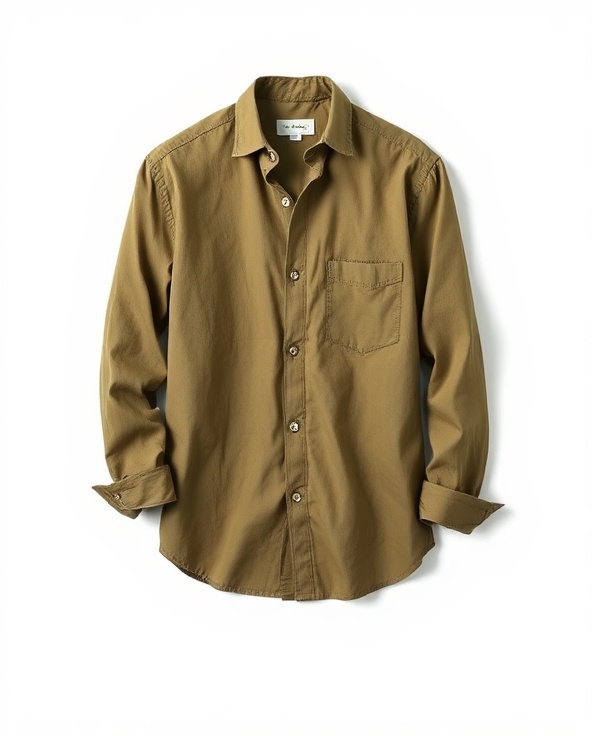 Olive Linen Shirt