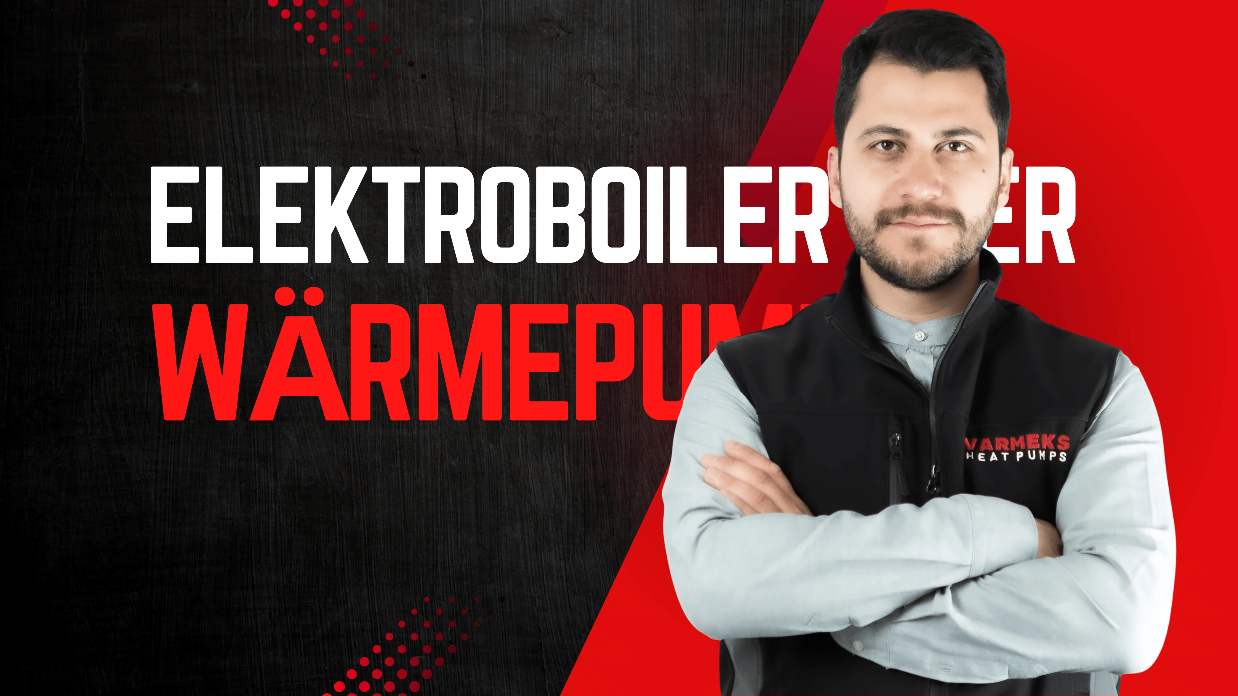 Video zum Vergleich von Wärmepumpen und elektrischen Heizkesseln hinsichtlich Energieverbrauch, Stromkosten und jährlichem Einsparpotenzial