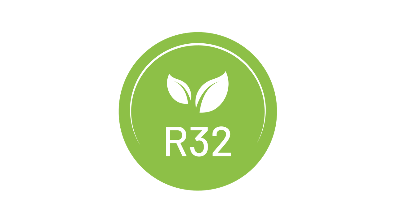 R32 Umweltfreundliches Gas-Symbol
