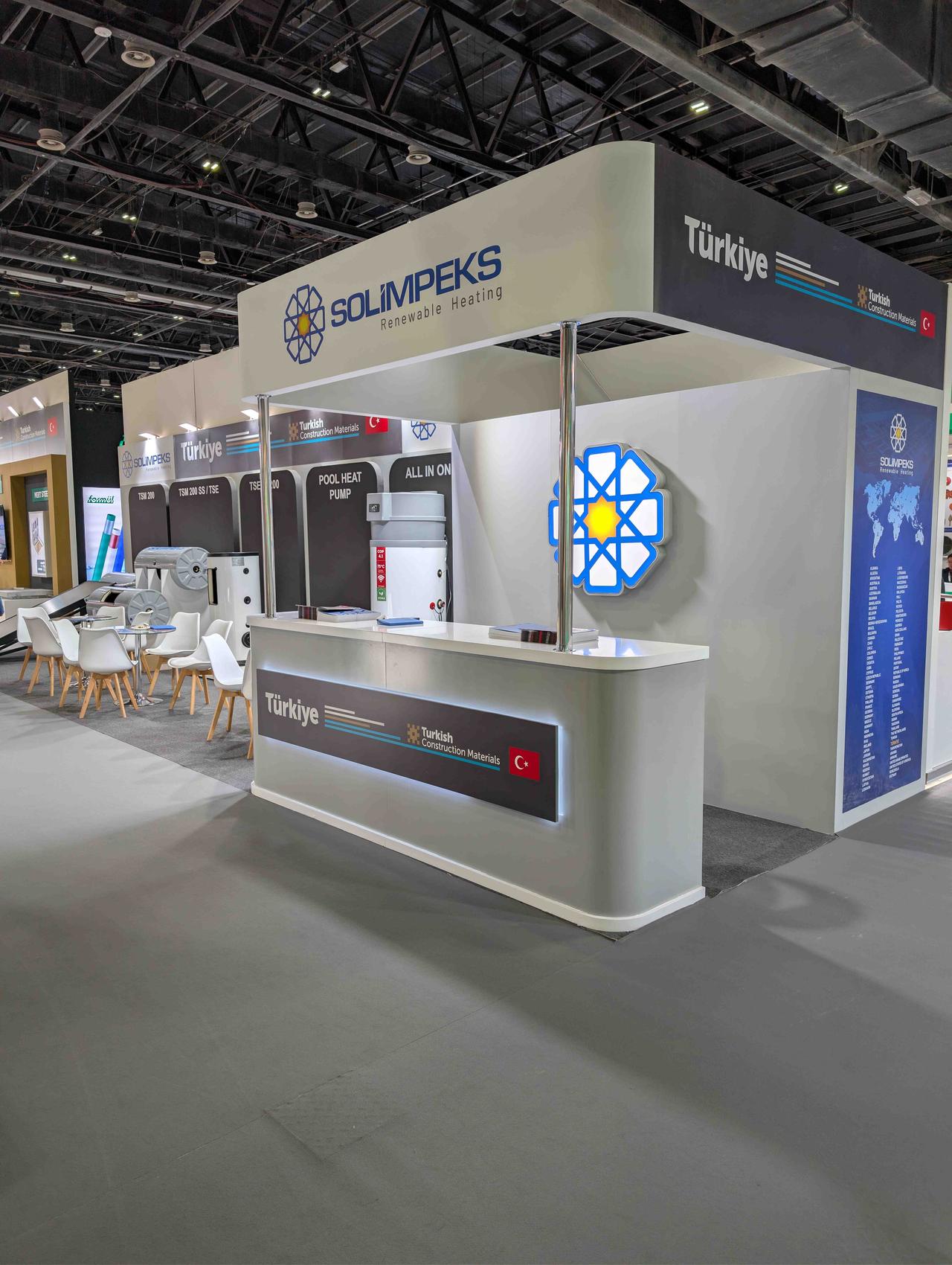 bıg5 dubai fuarı varmeks-solimpeks fuar standı