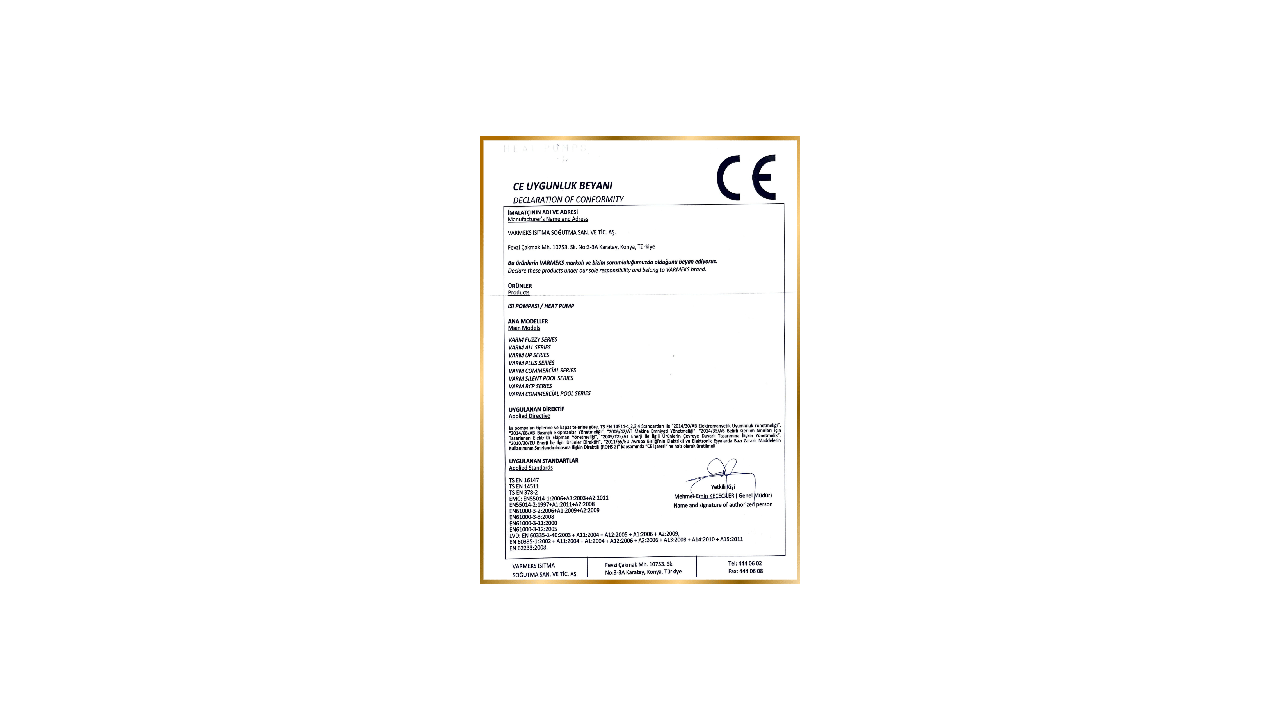 CE-Konformitätserklärung
