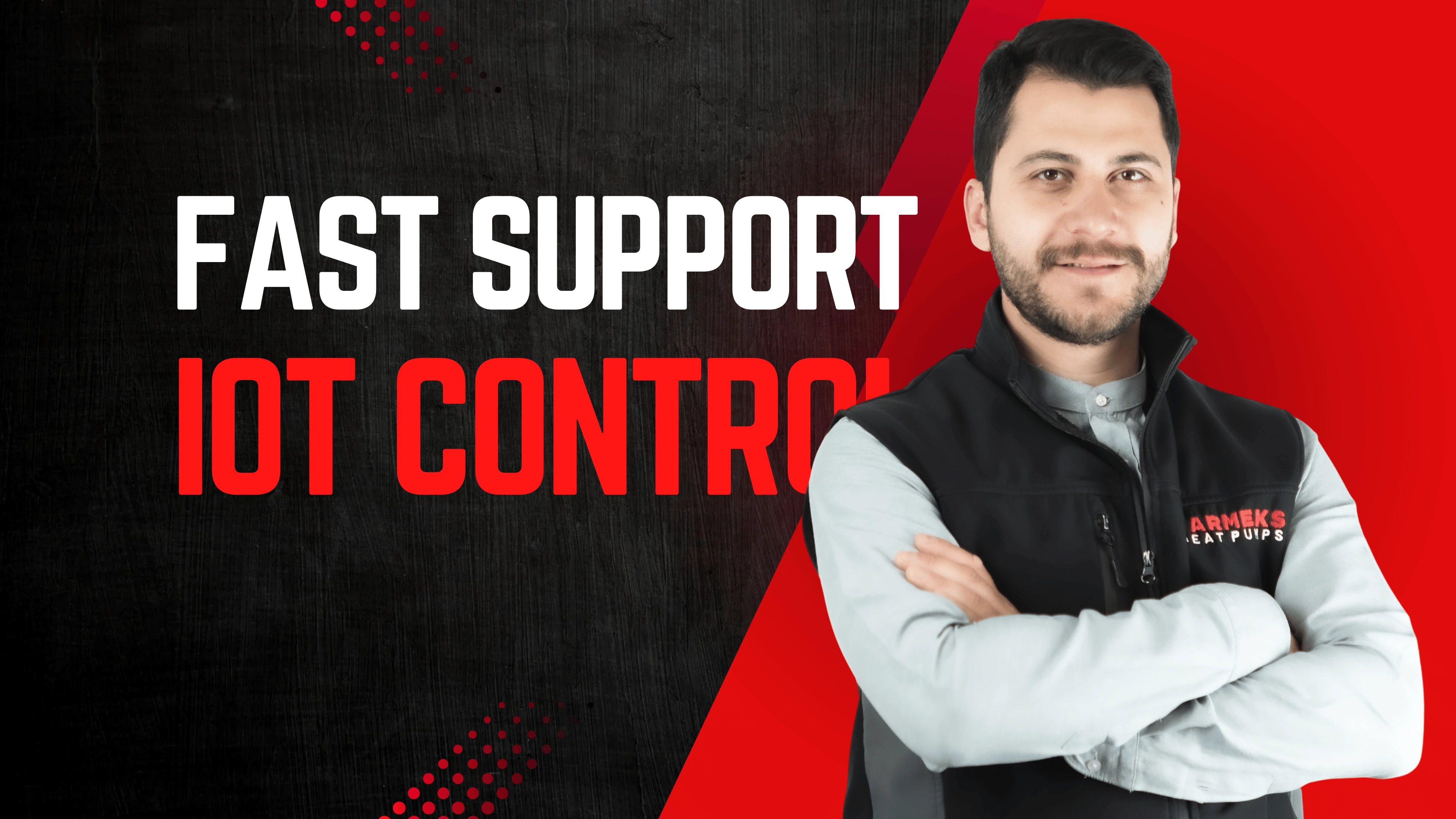 Video showcasing Varmeks heat pump smart control features, remote management and reduced operating costs