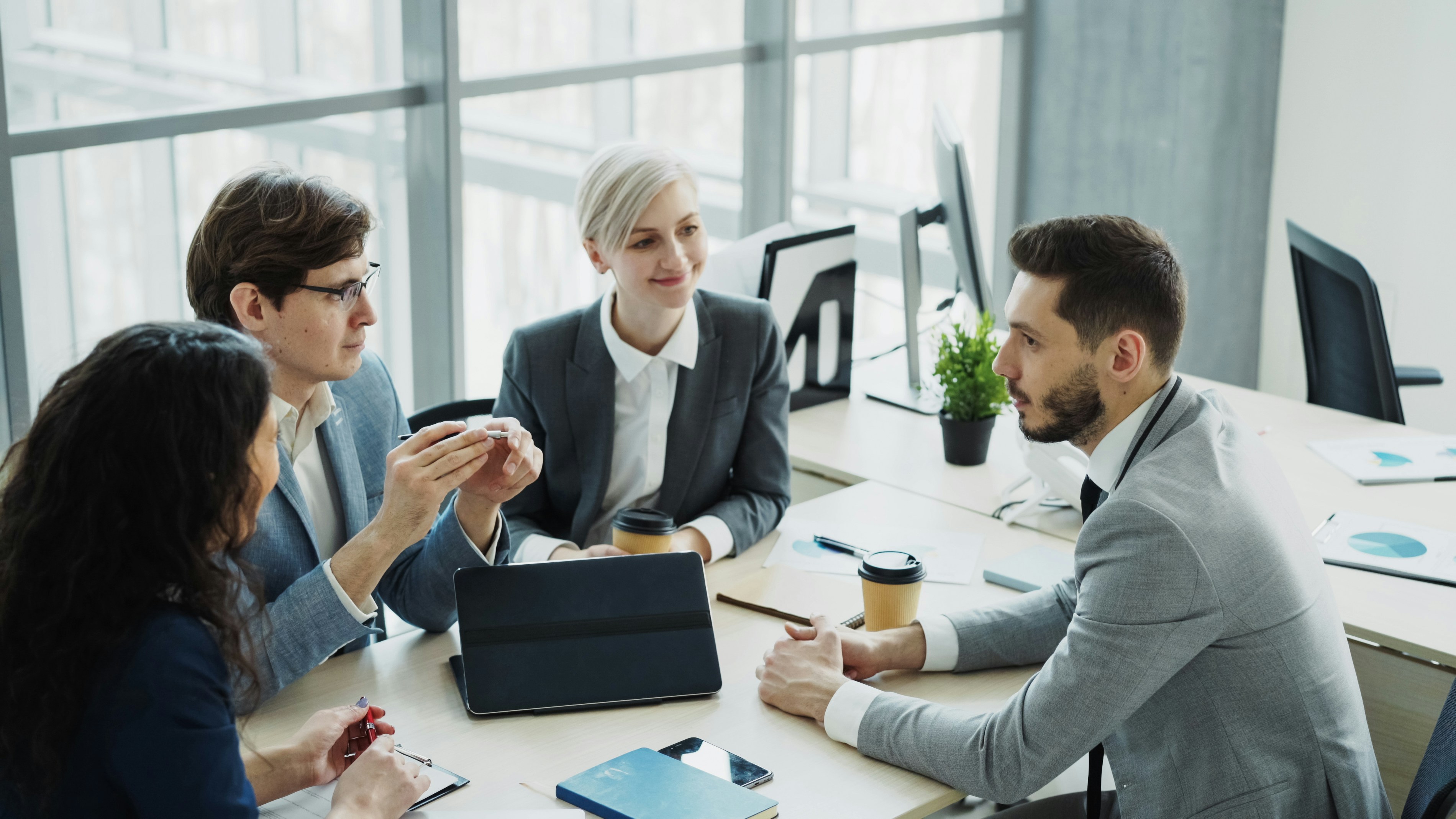 Professional business collaboration