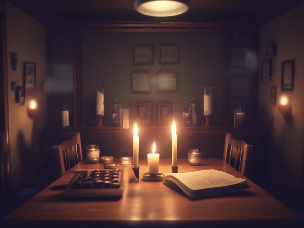 A close up shot of an EVP session in progress,