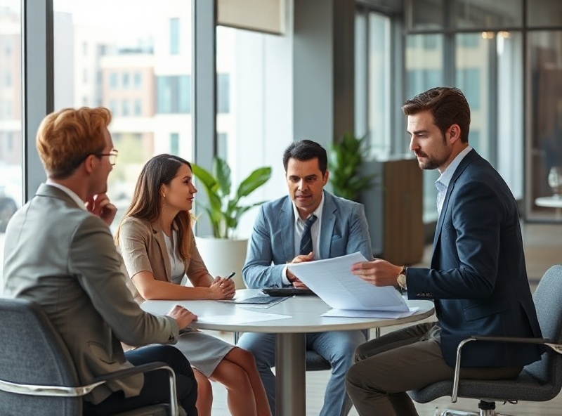 Strategic business consulting session