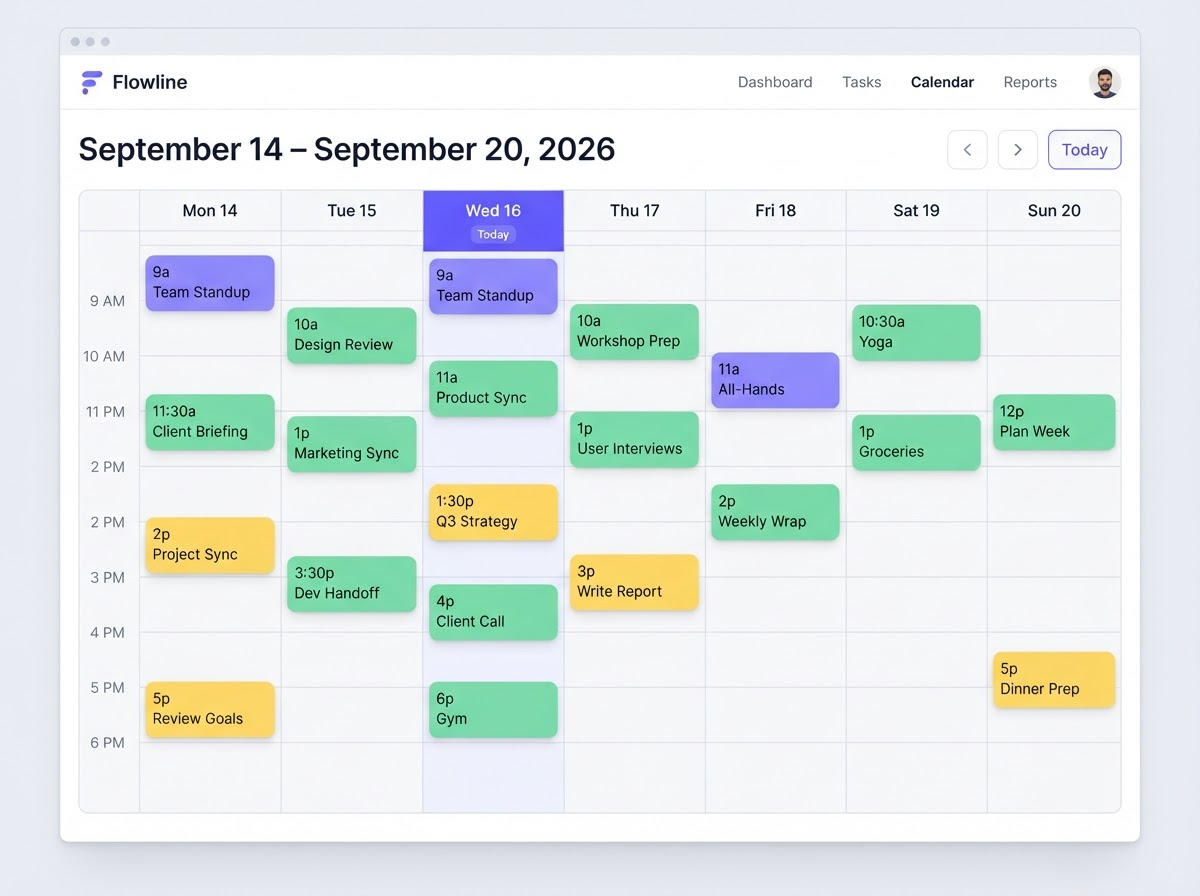 See your week at a glance