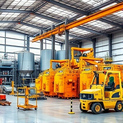 Global industrial plant and heavy machinery trading facility