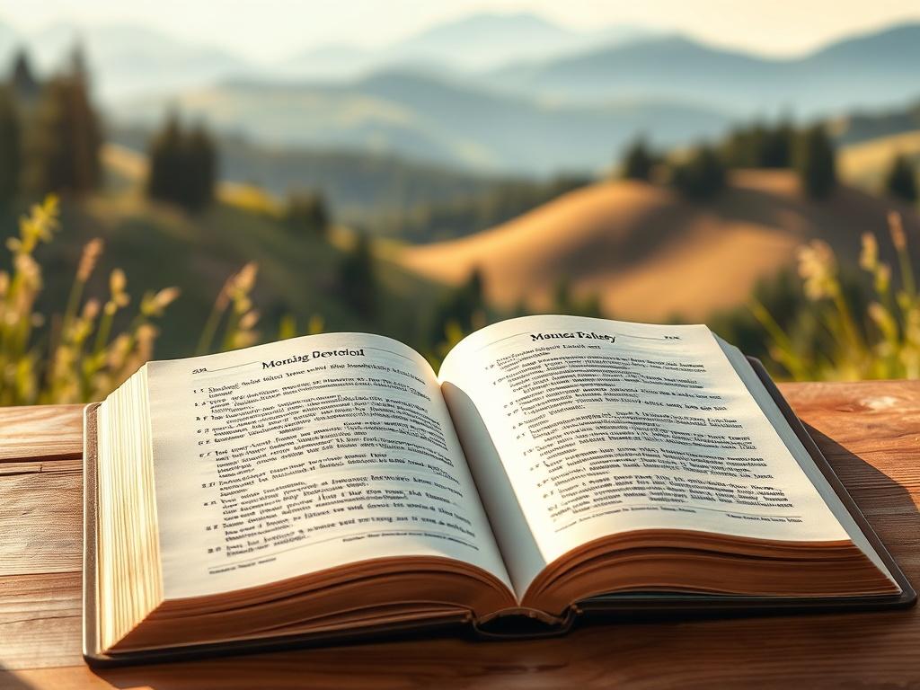 A serene high resolution image depicting an open book with