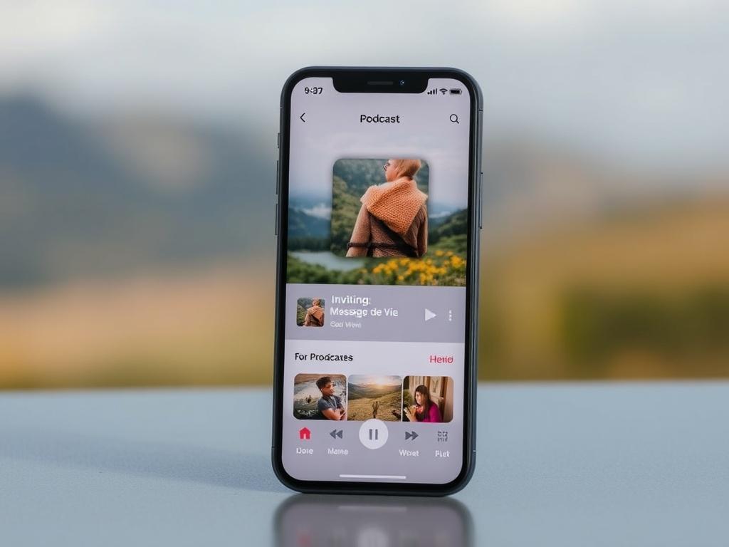 A high resolution image of a smartphone displaying the Message