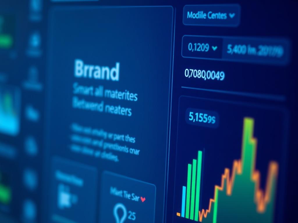 A close up shot of a screen displaying a smart