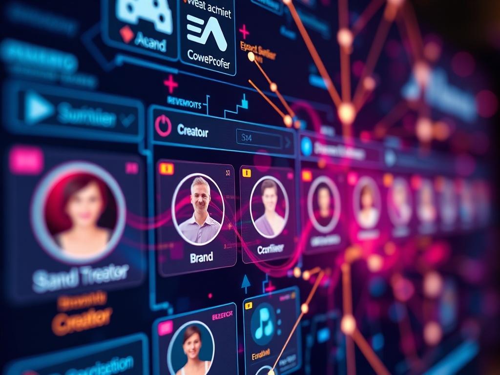 A hyper realistic close up of a digital interface displaying