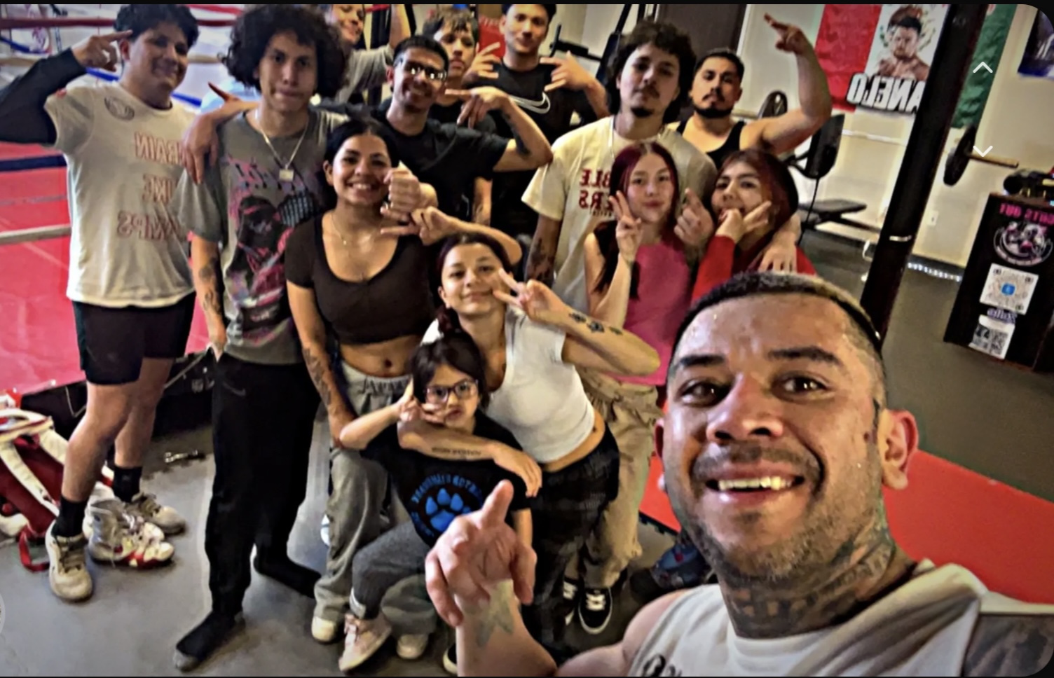 Prettybutbadd Boxing gym training moment