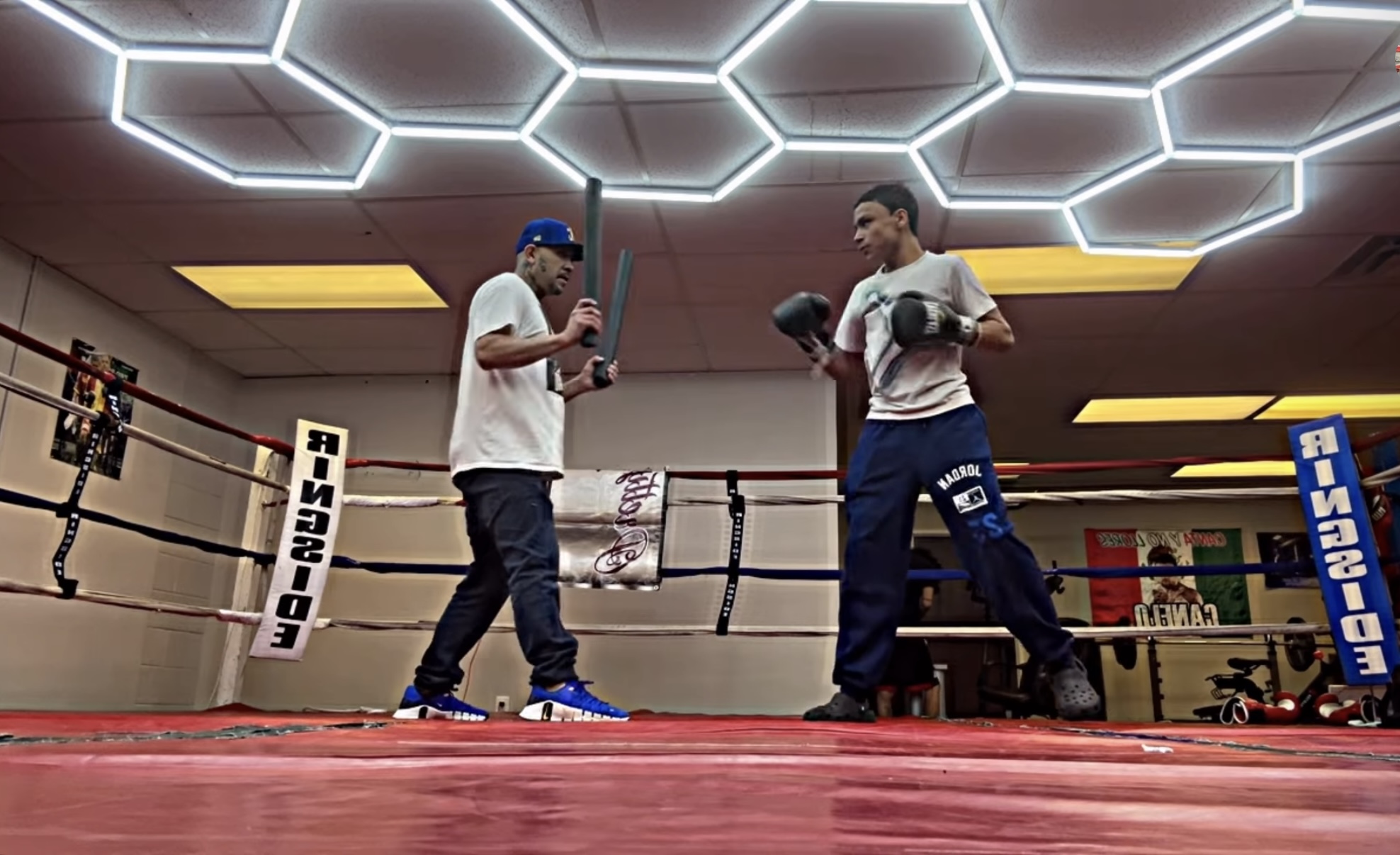 Prettybutbadd Boxing gym training moment