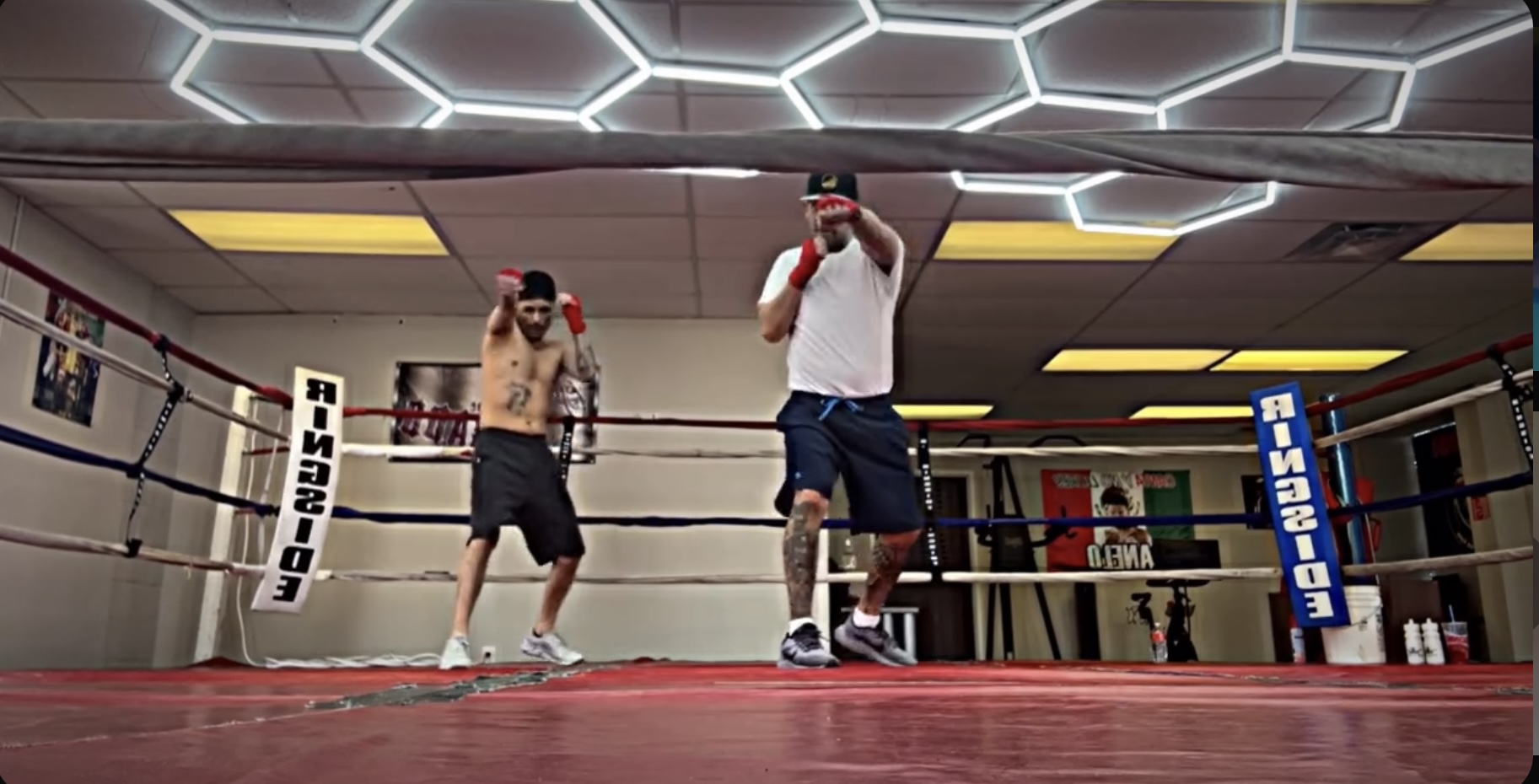 Prettybutbadd Boxing gym training moment