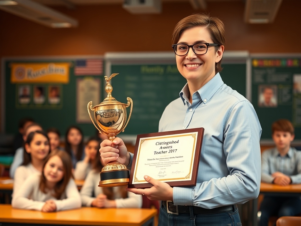 Teacher recognition and award ceremony