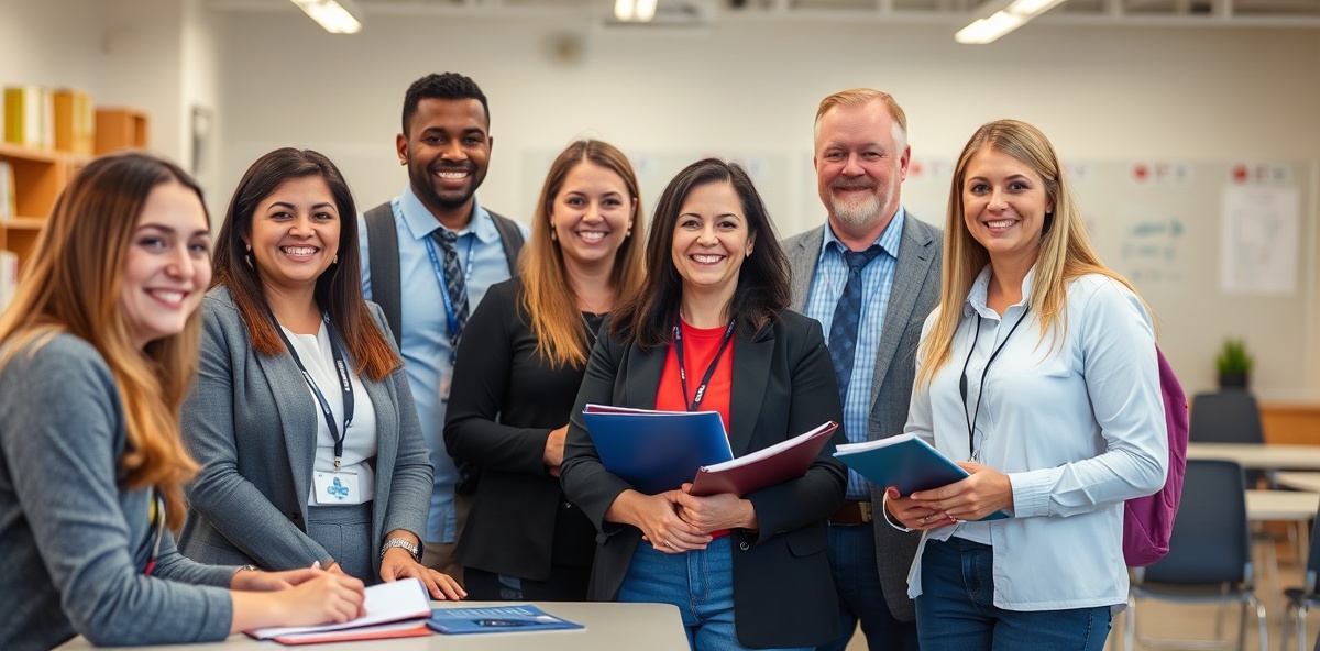 Teachers and administrators in professional development