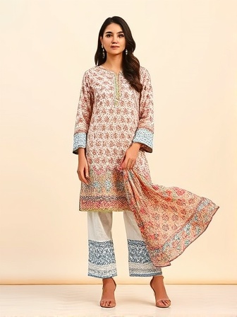 Rozana Printed Lawn