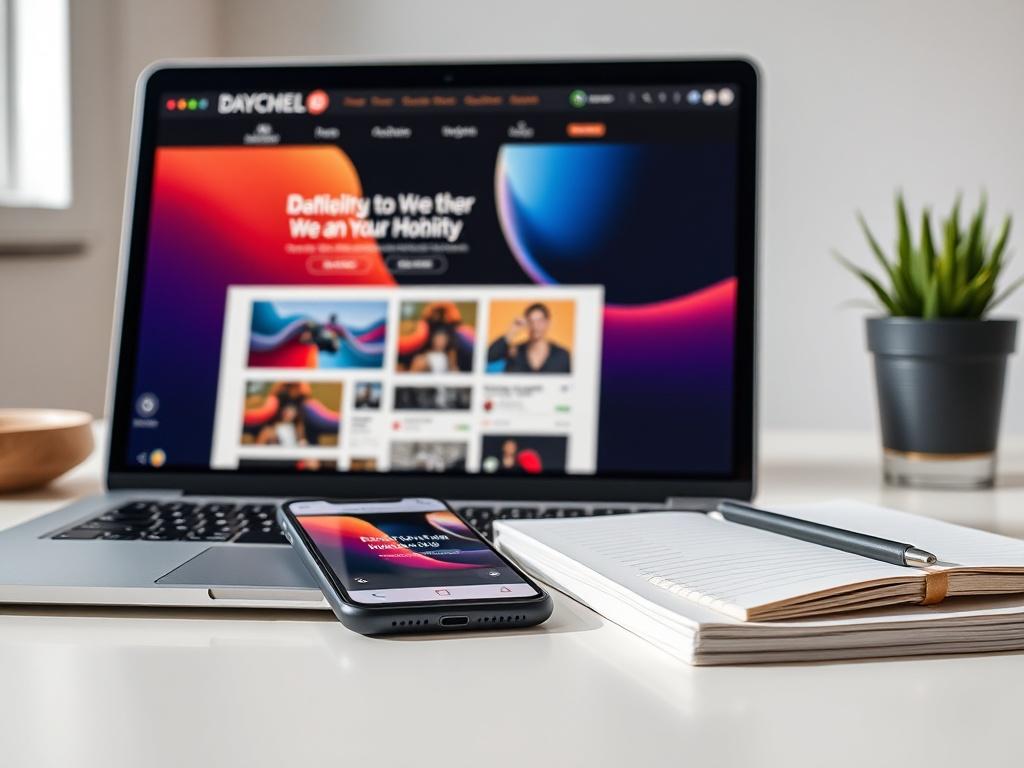 A close up shot of a modern digital workspace featuring