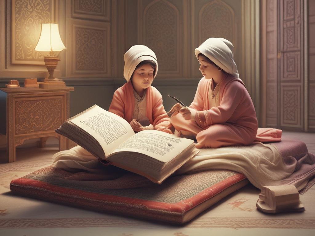 Quran stories, children, illustrations, moral lessons, bedtime reading