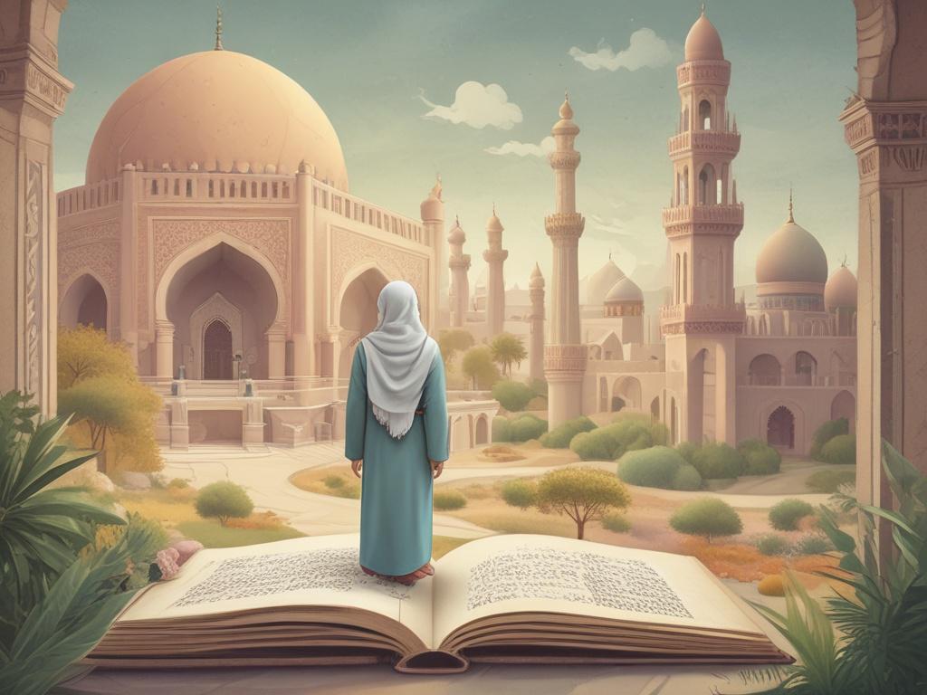 children's book, Islamic values, adventure, faith, illustrations
