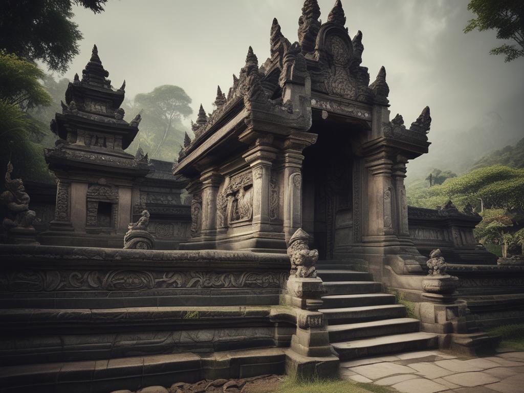 architecture, Mengening Temple, Bali, stone carvings, cultural traditions