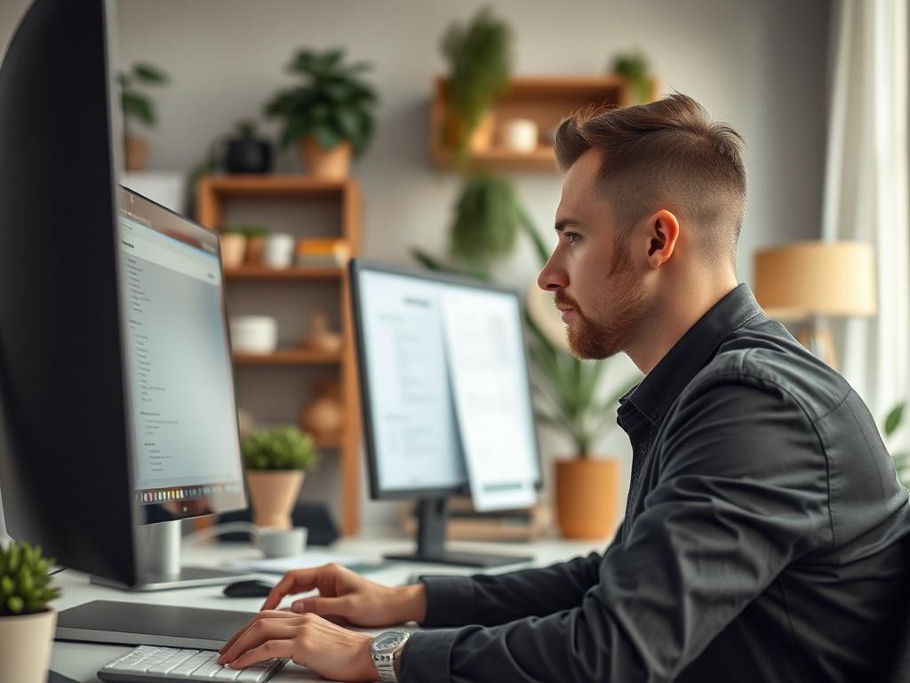 A high resolution close up of a recruiter reviewing a