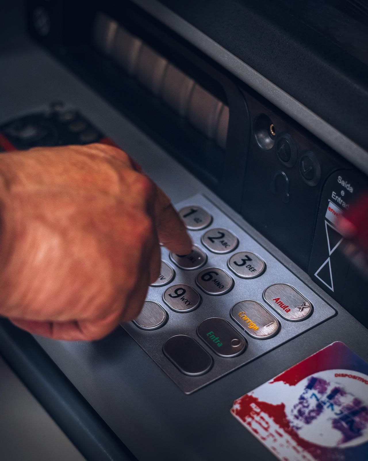Machine working after ATM equipment repair.