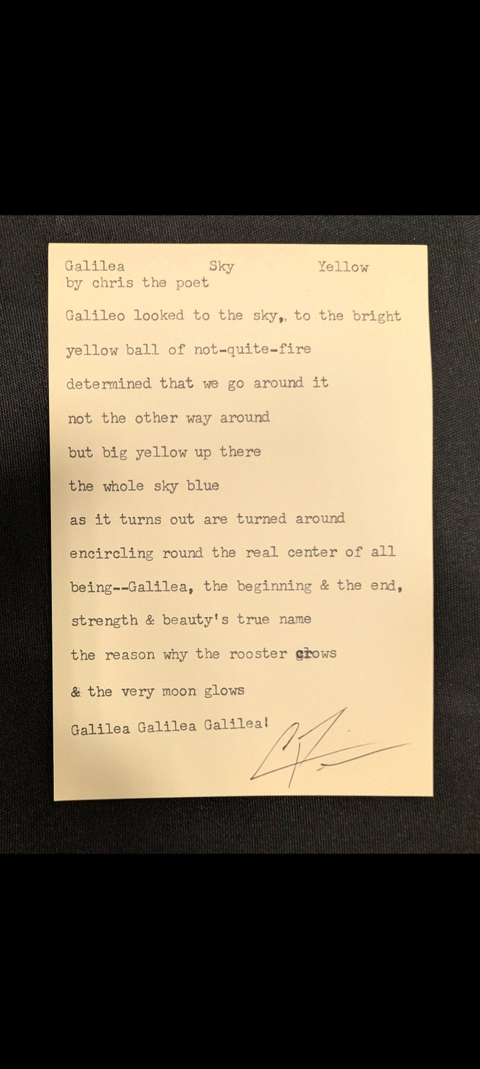 Additional archive image for Galilea Sky Yellow by Chris the Poet
