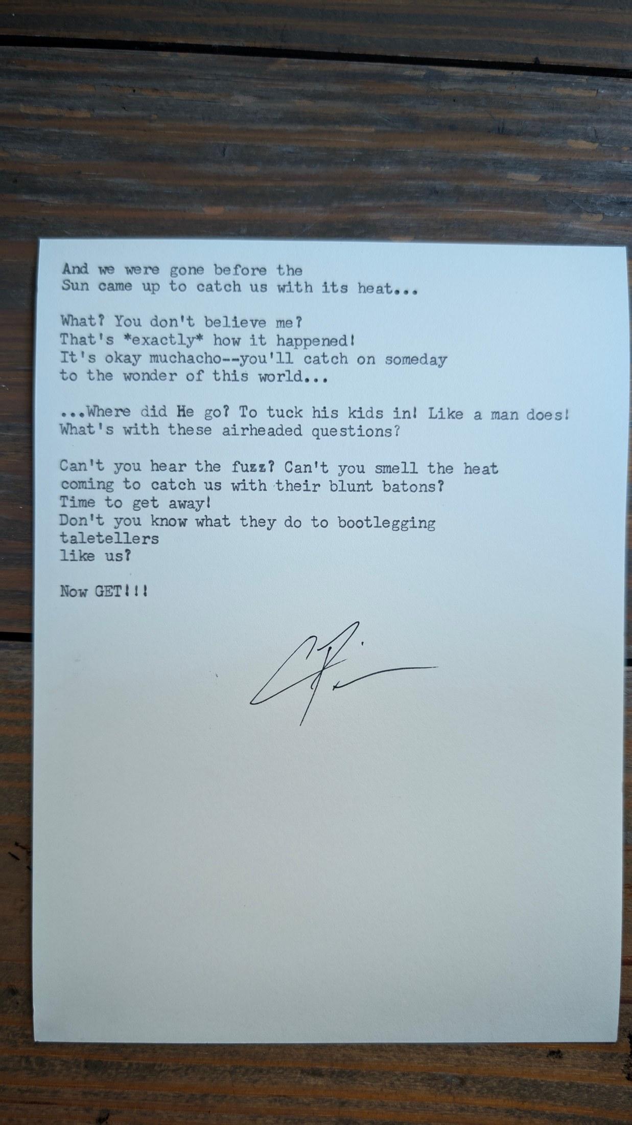 Additional archive image for Heat From The Neighborhood For Cesar Puentes by Chris the Poet