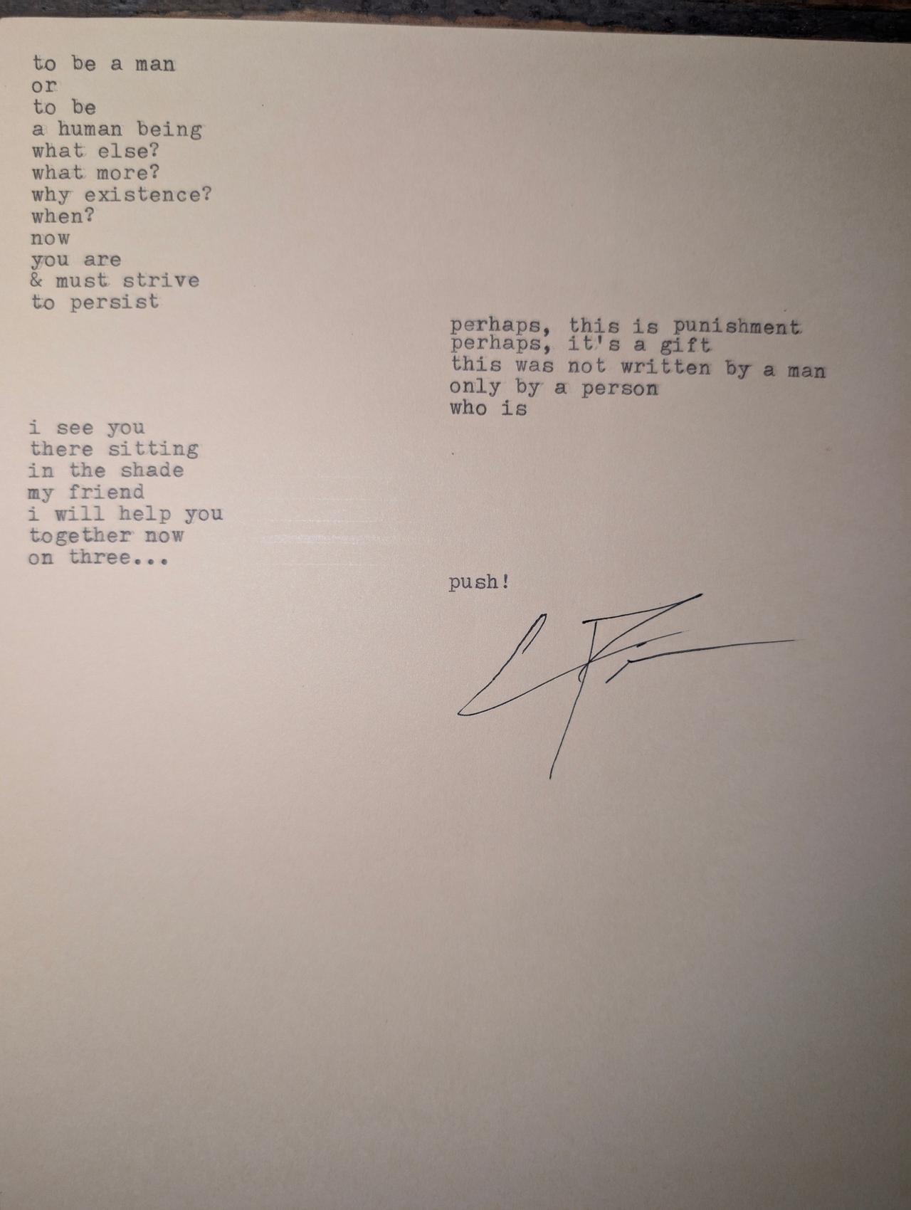 Additional archive image for to a young man & his boulder - for Isaiah by Chris the Poet