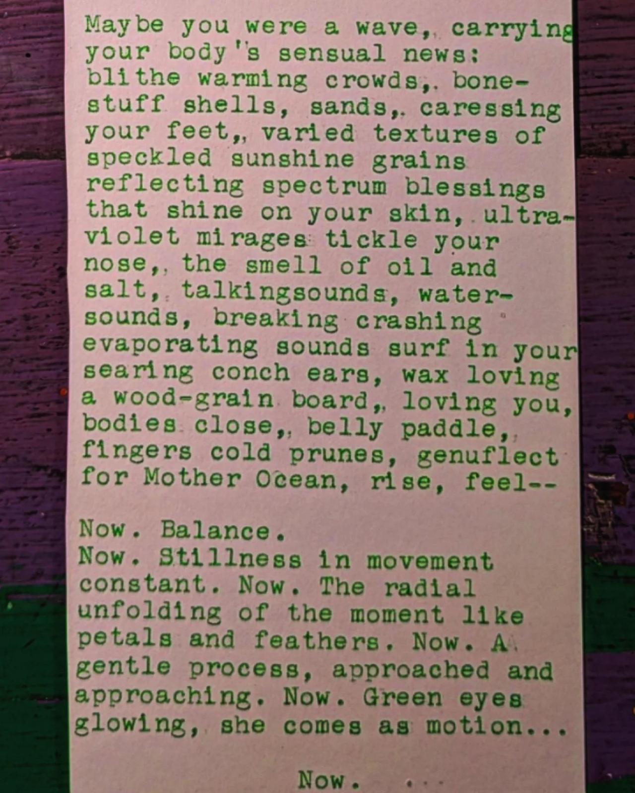 Additional archive image for Life Within Blue Skies Now, My Friday, My Love by Chris the Poet