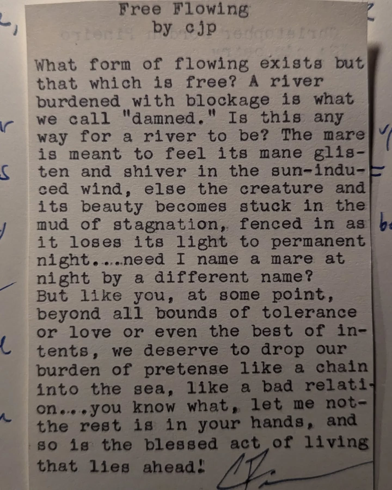 Additional archive image for Free Flowing by Chris the Poet