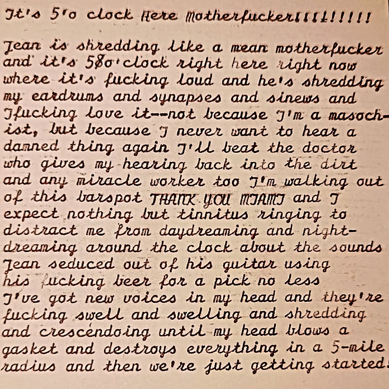 Additional archive image for He's So Close, the Motherfucker!!!!!!!!! by Chris the Poet