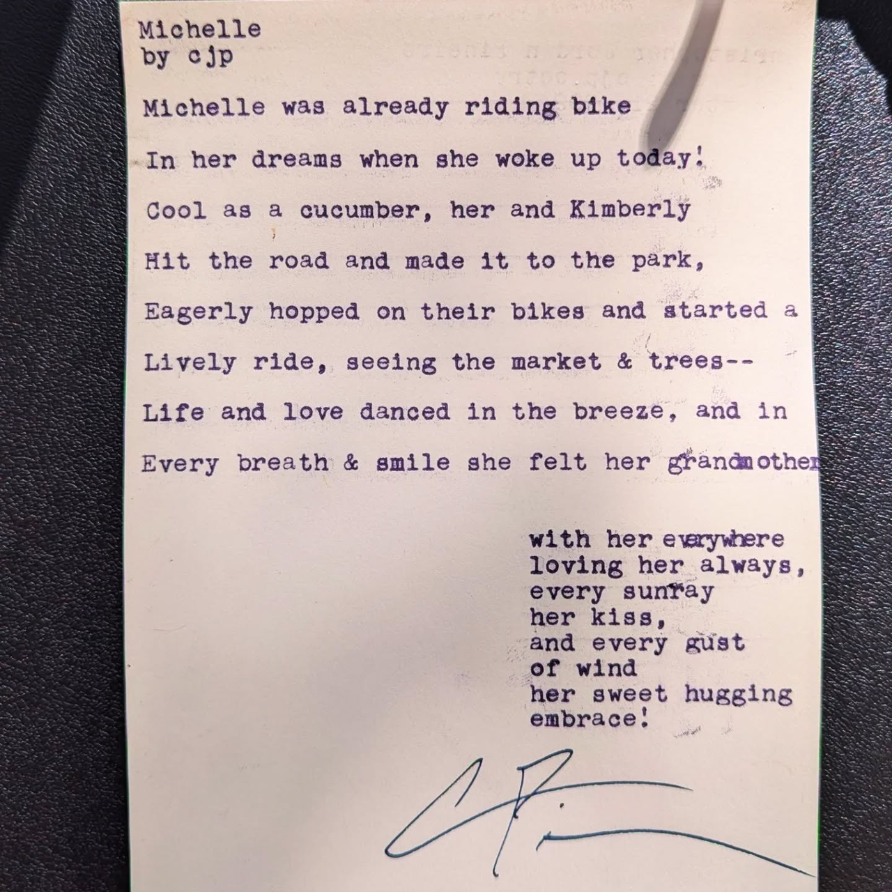 Additional archive image for Michelle by Chris the Poet